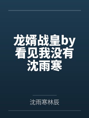 龙婿战皇by看见我没有沈雨寒